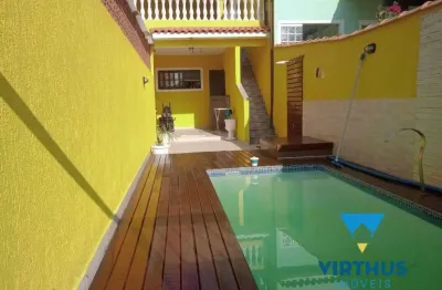 Casa duplex de vila, pechincha, 2 quartos, quintal e piscina, 176 m²