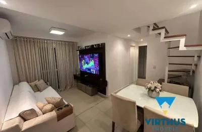 Taquara - ecoway mapendi - cobertura duplex 3 quartos - lazer total