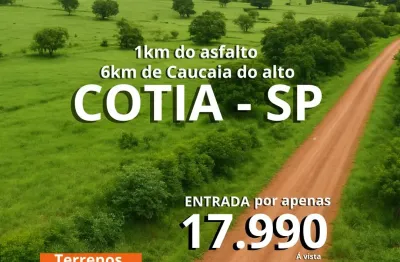 1m -  não perca a chance de ter sua chácara dos sonhos em uma das melhores regiões de sp! compre seu terreno.