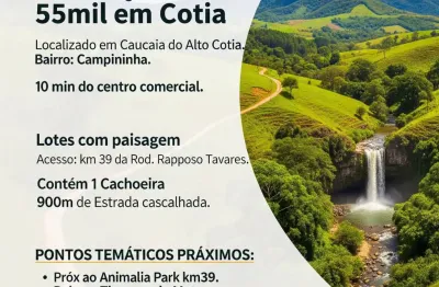 Terreno a venda em cotia, ótima localização . oportunidade única