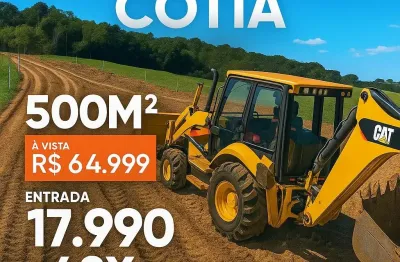 Lote especial de 500m² com entrada reduzida,não perca essa oportunidade.