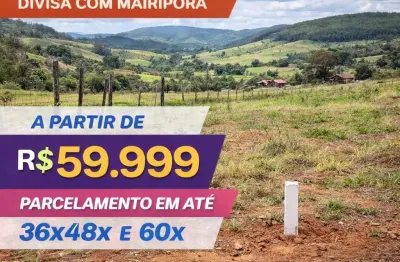 Mairiporã: lotes planos de 600m², com natureza exuberante e pagamento facilitado para você!