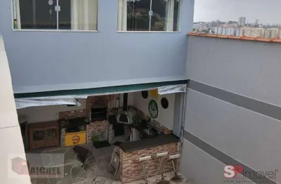 Sobrado com 4 dormitórios à venda, 260 m² por r$ 830.000,00 - parque são lucas - são paulo/sp