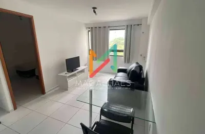 Flat 35 m² com varanda mobiliado para locação – baía de mesquita residence