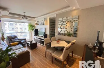 Apartamento de 2 dormitórios com suíte, churrasqueira, 2 vagas, condomínio com infraestrutura completa.