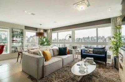 Vende-se luxuoso apartamento 3 suítes, 2 vagas a 50m da encol - 148m² - bela vista