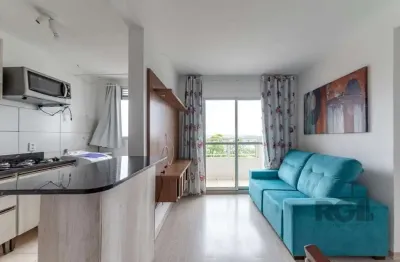 Apartamento 2 dormitórios e uma vaga no bairro morro santana com sacada.