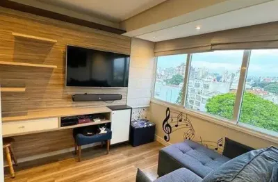 Apartamento de 1 quarto com suíte, mobiliado e 1 vaga de garagem na cidade baixa. - cód. rp390362
