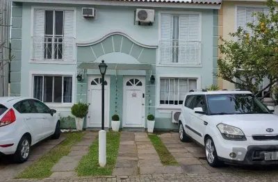 Sobrado em condomínio, 2 quartos, suite americana, churrasqueira, 1 vaga - bairro cavalhada