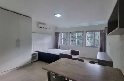 Apartamento studio completamente mobiliado, condomínio baixo, bairro auxiliadora