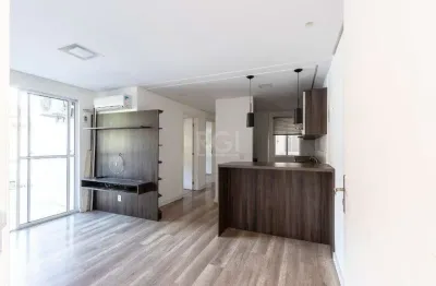 Apartamento 2 dormitórios , sala com dois ambientes , cozinha americana sacada com churrasqueira 1 vaga