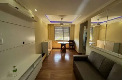 Apartamento 2 dormitórios semimobiliado no bairro cristal