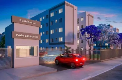 Porto nobre vende apartamento porto das águias, de 2 dormitórios, com área privativa, na restinga, zona sul.