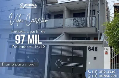 Sobrado para venda em são paulo, vila carrão, 3 dormitórios, 2 suítes, 3 banheiros, 3 vagas