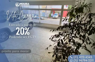 Casa usada para venda em são paulo, vila carrão, 3 dormitórios, 1 suíte, 3 banheiros, 2 vagas