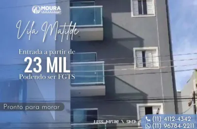 Apartamento para venda em são paulo, vila matilde, 2 dormitórios, 1 banheiro