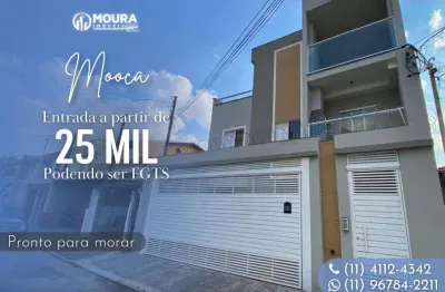 Apartamento para venda em são paulo, mooca, 2 dormitórios, 1 banheiro