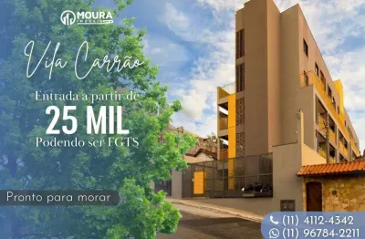 Apartamento para venda em são paulo, vila carrão, 1 dormitório, 1 banheiro