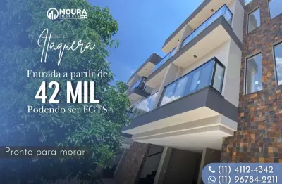 Sobrado em condomínio para venda em são paulo, itaquera, 2 dormitórios, 2 banheiros, 1 vaga