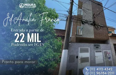 Casa sobreposta para venda em são paulo, jardim anália franco, 1 dormitório, 1 banheiro