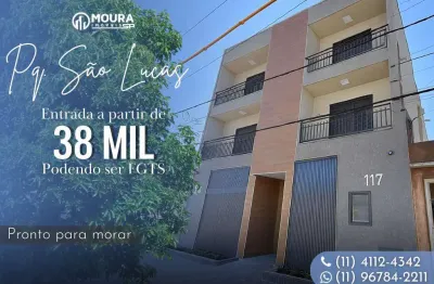 Apartamento para venda em são paulo, parque são lucas, 2 dormitórios, 1 banheiro