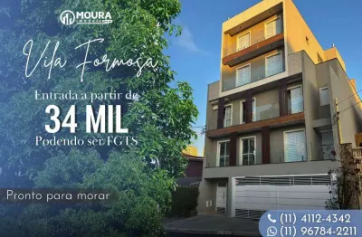 Apartamento para venda em são paulo, vila formosa, 2 dormitórios, 1 banheiro