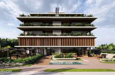 Apartamento para venda em florianópolis, cacupé, 1 dormitório, 1 suíte, 1 banheiro, 1 vaga