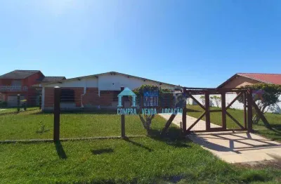 Casa com 03 quartos, amplo terreno e anexo à venda por r$ 356.000 - zona nova sul - tramandaí/rs