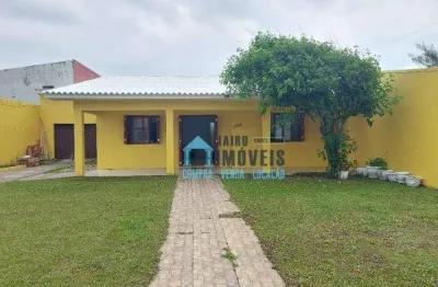 Ampla casa com 4 dormitórios sendo 1 suíte à venda por r$ 330.000 - centro - balneário pinhal/rs