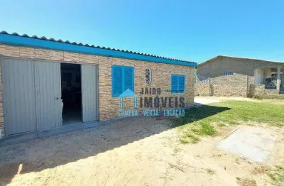 A poucos metros do mar, casa com 2 dormitórios à venda por r$ 110.000 - centro - balneário pinhal/rs