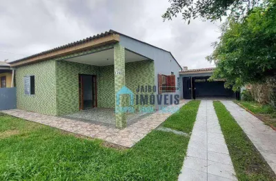 Financiamento bancário - casa com 2 dormitórios à venda por r$ 195.000 - centro - balneário pinhal/rs
