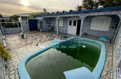 Casa com 3 dormitórios e piscina à venda por r$ 250.000 - balneario pinhal - balneário pinhal/rs