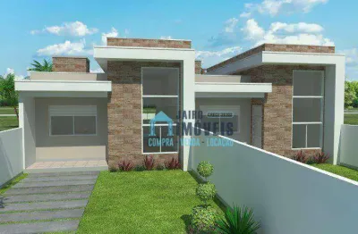 Casa com 2 dormitórios à venda, 70 m² por r$ 435.000,00 - são francisco ii - tramandaí/rs