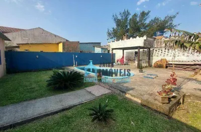 Casa com 3 dormitórios e piscina à venda por r$ 140.000 - centro - balneário pinhal/rs