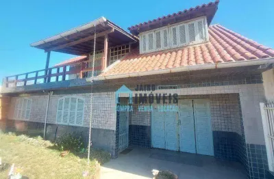Casa com 6 dormitórios, à poucos metros do mar à venda por r$ 399.000 - centro - balneário pinhal/rs
