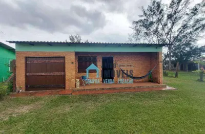 Casa com 2 dormitórios + amplo anexo, à venda, 134 m² por r$ 220.000 - centro - balneário pinhal/rs