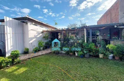Casa ampla, com 2 dormitórios à venda por r$ 200.000 - magistério - balneário pinhal/rs