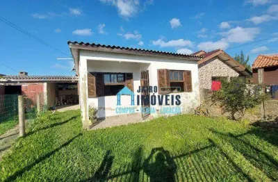 Casa + anexo em excelente localização, à venda, 227 m² por r$ 216.000 - centro - balneário pinhal/rs