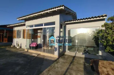 Casa com 3 dormitórios, 2 quadras do mar, à venda por r$ 300.000 - centro - balneário pinhal/rs
