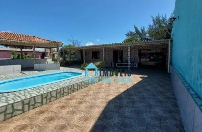 Casa com 3 dormitórios e piscina à venda por r$ 250.000 - magistério - balneário pinhal/rs