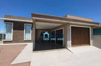 Casa de alto padrão - terreno de esquina, 2 suítes à venda, por r$ 860.000 - centro - palmares do sul/rs