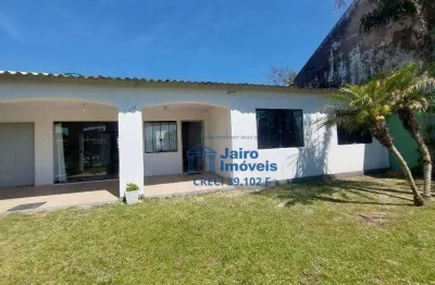 Casa ampla em excelente localização, com 3 dormitórios à venda, por r$ 400.000 - centro - balneário pinhal/rs
