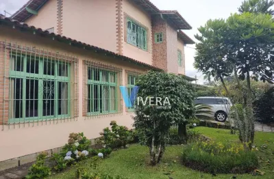 Casa com 6 dormitórios à venda, 394 m² por r$ 2.000.000,00 - santa cecília - teresópolis/rj