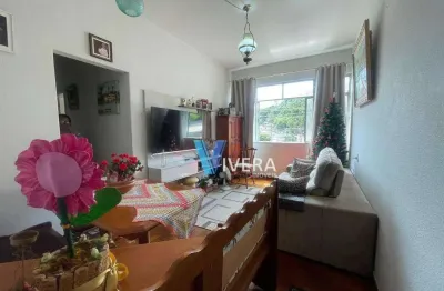 Apartamento com 2 dormitórios à venda, 52 m² por r$ 265.000 - várzea - teresópolis/rj