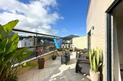 Cobertura com 3 dormitórios à venda, 138 m² por r$ 886.000,00 - várzea - teresópolis/rj