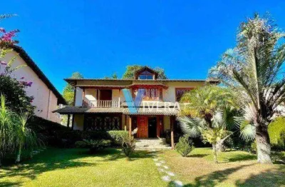 Casa com 5 dormitórios, 600 m² - venda por r$ 2.999.000,00 ou aluguel por r$ 20.520,00/mês - quebra frascos - teresópolis/rj