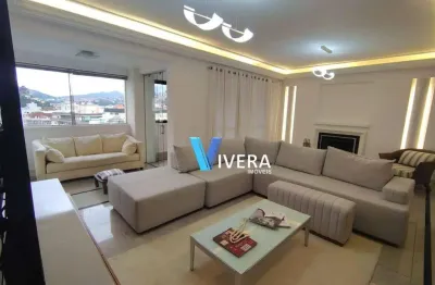 Apartamento com 3 dormitórios à venda, 256 m² por r$ 1.850.000,00 - agriões - teresópolis/rj