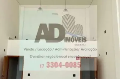 Sala comercial para locação em mirassol, residencial regissol i, 1 banheiro, 1 vaga