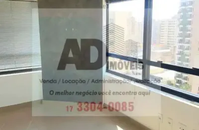 Sala comercial para locação em são josé do rio preto, centro, 2 banheiros, 1 vaga