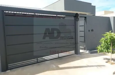 Casa para venda em mirassol, miravista residencial, 3 dormitórios, 1 suíte, 2 banheiros, 2 vagas